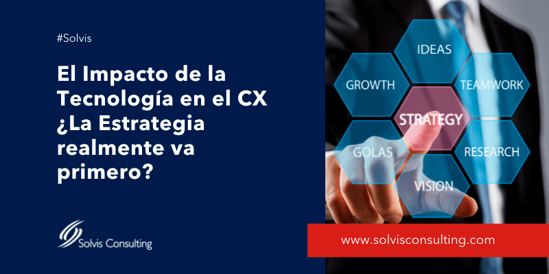 El impacto de la tecnología en el CX ¿La estrategia realmente va primero?